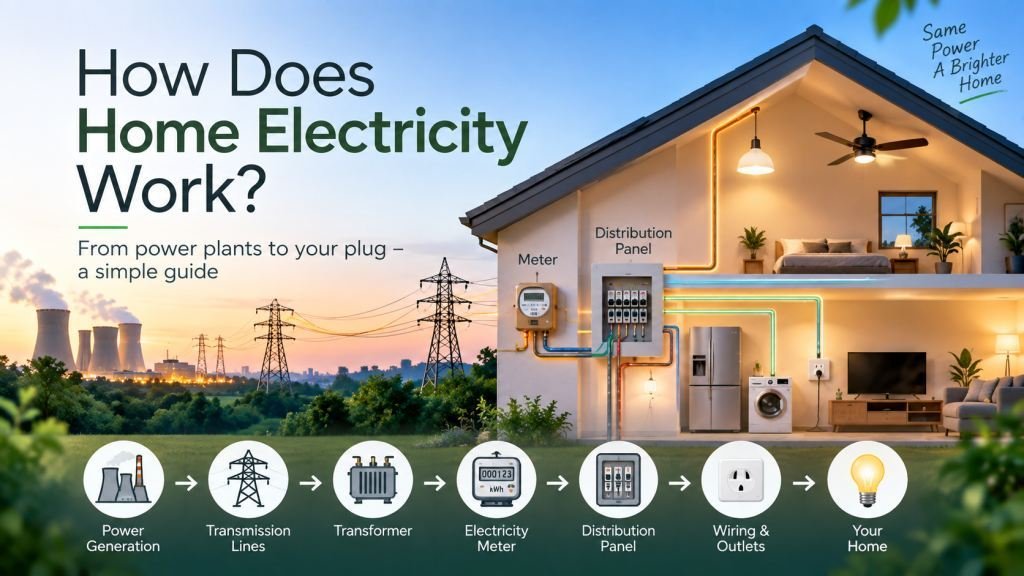 How Does Home Electricity Work? A Simple Guide to How Electricity Powers Your Home